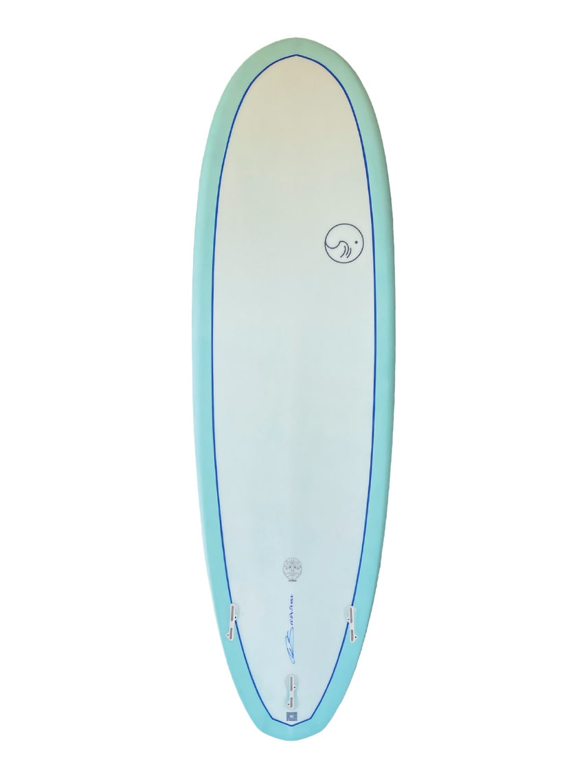 planche de surf dessous KOAION squid surfboards